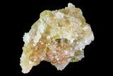 Lustrous Yellow Cubic Fluorite/Quartz Crystal Cluster - Morocco #84259-1